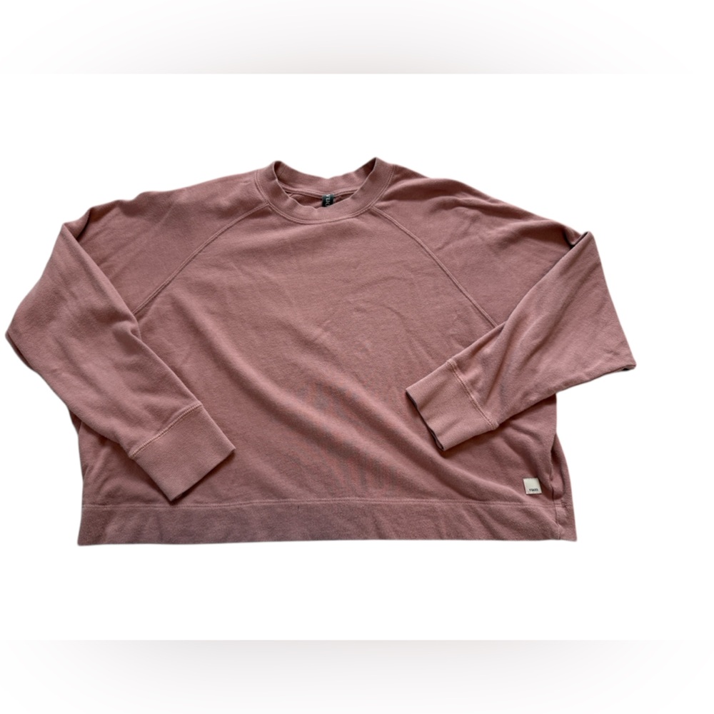 Vuori Sunnyside Crewneck Sweatshirt in Mauve Size Small - Picture 3 of 7
